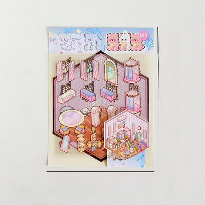 1 Set Cartoon Daily Paper Cute Stickers