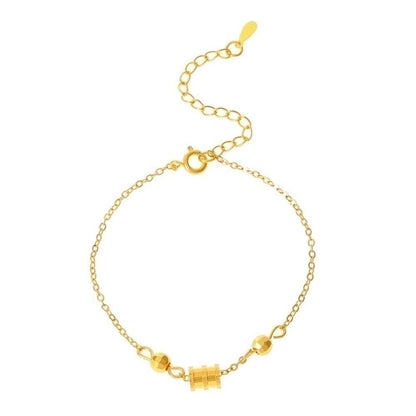 Modern Style Flower Butterfly Copper Inlay Artificial Gemstones Bracelets