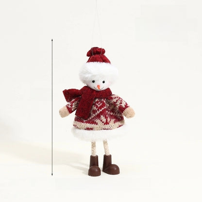 Christmas Angel Cloth Plush Party Hanging Ornaments