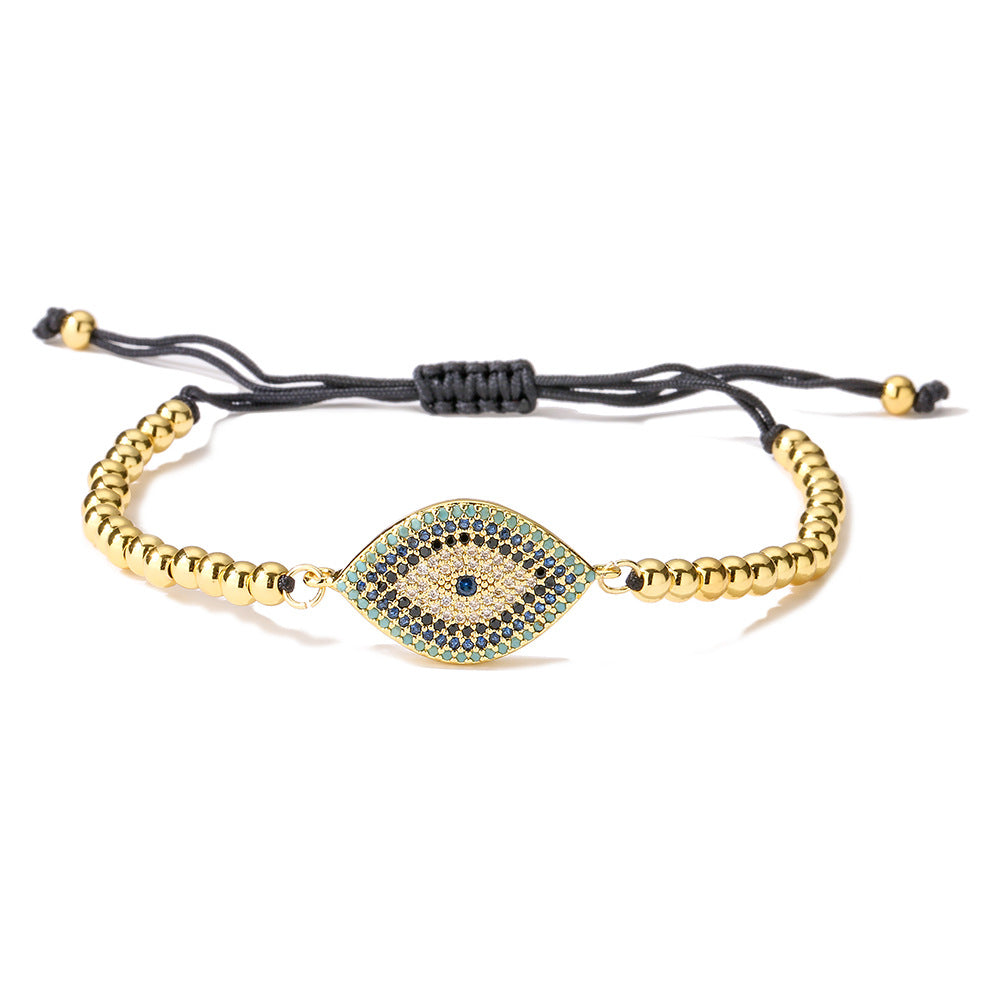 Women Eye Geometric Copper Bracelets