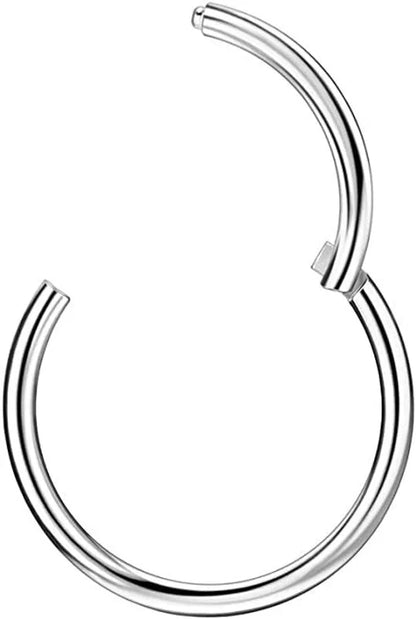 1 Piece Nose Rings & Studs Basic Modern Style Classic Style Round 316L Stainless Steel Plating Ear Cartilage Rings & Studs Nose Rings & Studs