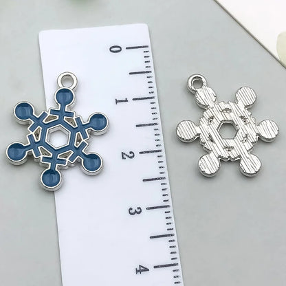 1 Piece 20 PCS/Package 13x16mm 16x21mm 18x20mm Alloy Snowflake Pendant Jewelry Accessories