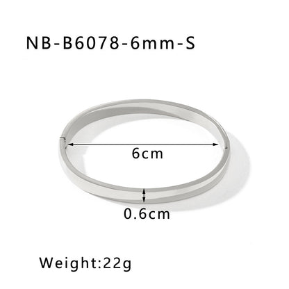 IG Style Circle Sphere Stainless Steel Electroplating Bangles