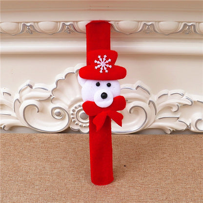 Luminous Style Christmas Small Gifts For Children Christmas Creative Gift With Lights Old Man Snowman Slap Bracelet Pop Bracelet