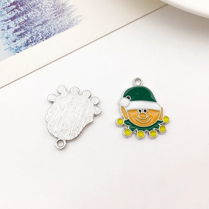 1 Piece 16 * 21mm 18 * 20mm 18 * 21mm Alloy Snowman Snowflake Elk Pendant Jewelry Accessories