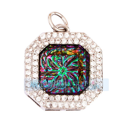 1 Piece Copper Geometric Heart Shape Snowflake Pendant Jewelry Accessories