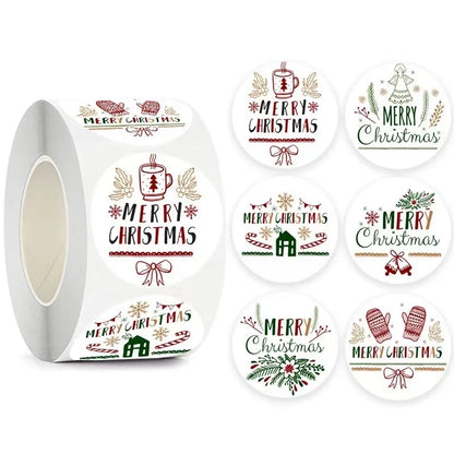 Christmas Letter Party Gift Stickers