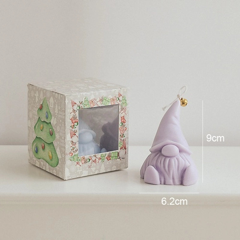 Christmas Cute Santa Claus Paraffin Party Candle 1 Piece