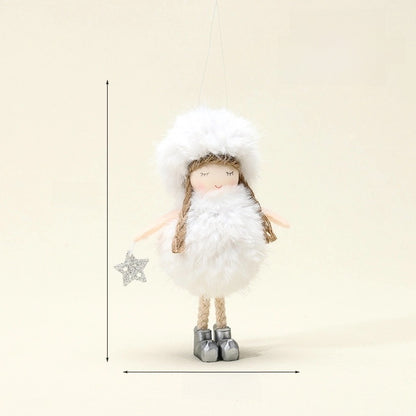 Christmas Angel Cloth Plush Party Hanging Ornaments