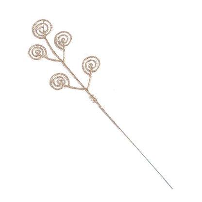 Christmas Gold Candy Ring Christmas Decoration Candy Ring Decorations Hollow Ornaments Sequins Accessories Cross-border