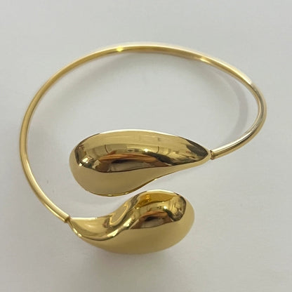 Casual Minimalist Streetwear Geometric 304 Stainless Steel Bangle In Bulk