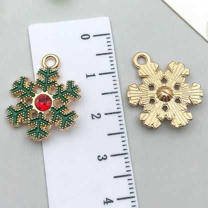 1 Piece 20 PCS/Package 13x16mm 16x21mm 18x20mm Alloy Snowflake Pendant Jewelry Accessories