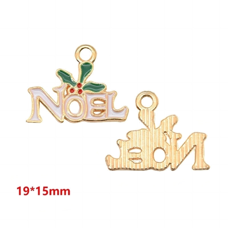 1 Piece Alloy Christmas Tree Santa Claus Christmas Socks Pendant Jewelry Accessories