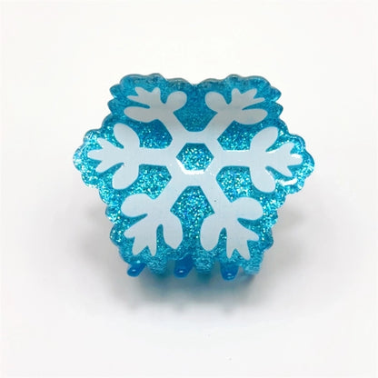 Christmas Minimalist Women's Christmas Tree Santa Claus Arylic Hair Claws