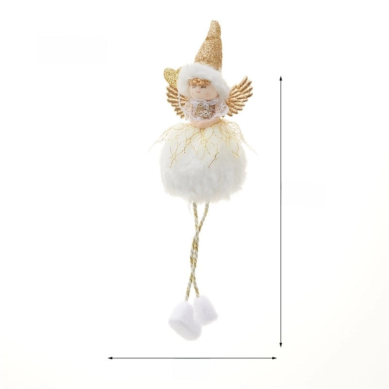 Christmas Angel Cloth Plush Party Hanging Ornaments