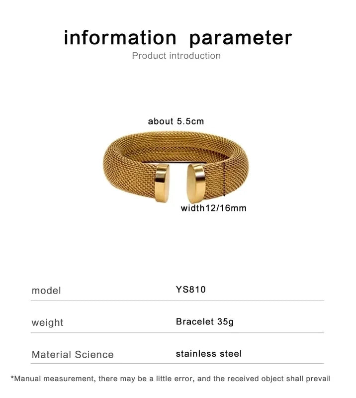 Retro Classic Style C Shape 304 Stainless Steel 18K Gold Plated Rhinestones Bangle In Bulk