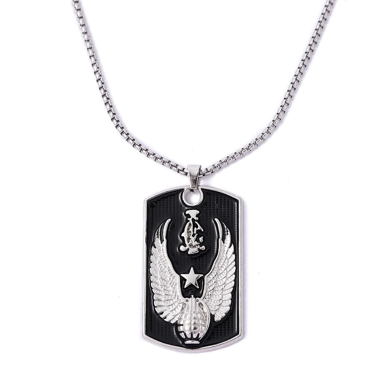 Hip-Hop Animal Skull Stainless Steel Alloy Plating Pendant Necklace