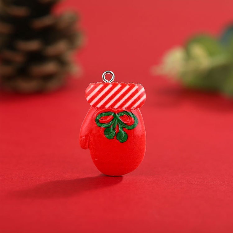 Christmas Resin Hanging Ring Small Pendant Diy Accessories Christmas Tree Decoration Supplies Small Pendant Hanging Ornament