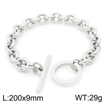 Fashion Geometric Titanium Steel 18K Gold Plated Plating Stainless Steel Jewelry Sets