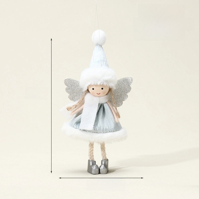 Christmas Angel Cloth Plush Party Hanging Ornaments