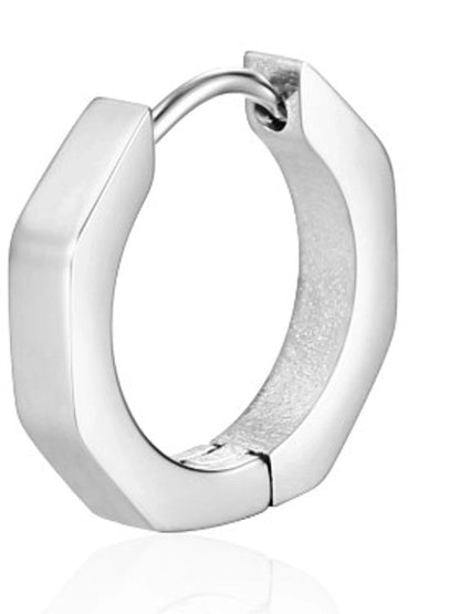 1 Piece Fashion Square Star Heart Shape 201 Stainless Steel 18K Gold Plated Earrings