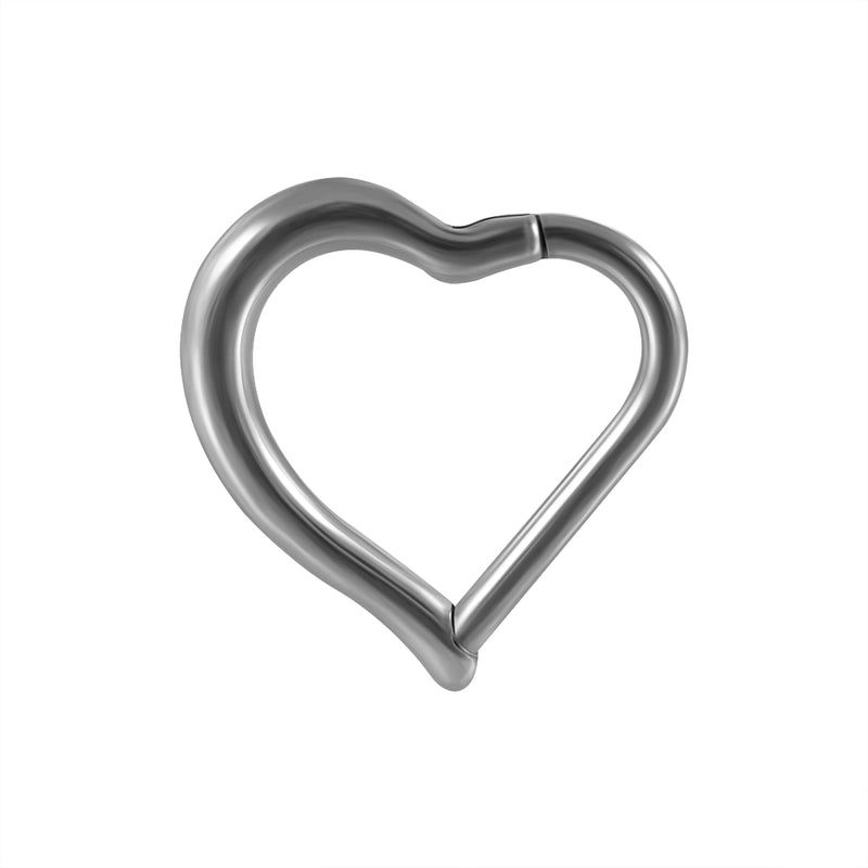 2 Pieces Ear Cartilage Rings & Studs Casual Vacation Minimalist Geometric Heart Shape 304 Stainless Steel Inlay Zircon 18K Gold Plated Lip Rings Ear Cartilage Rings & Studs