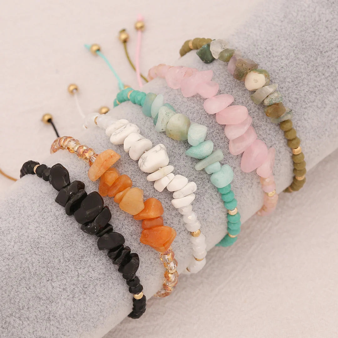 Women Wave Natural Stone Handmade Bracelets