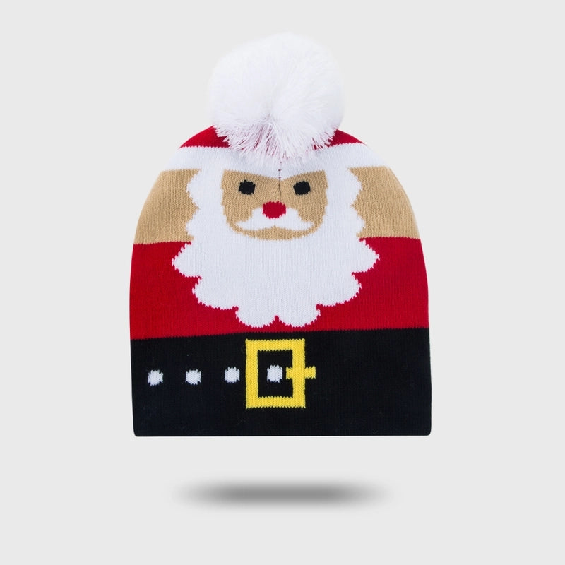 Children Unisex Cute Santa Claus Elk Wool Cap