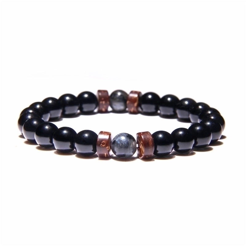 Minimalist Geometric Natural Stone Beaded Bracelets 1 Piece