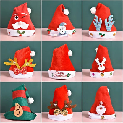 Christmas Fashion Antlers Cloth Party Christmas Hat
