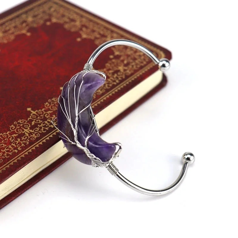 Fashion Moon Agate Plating Bangle 1 Piece