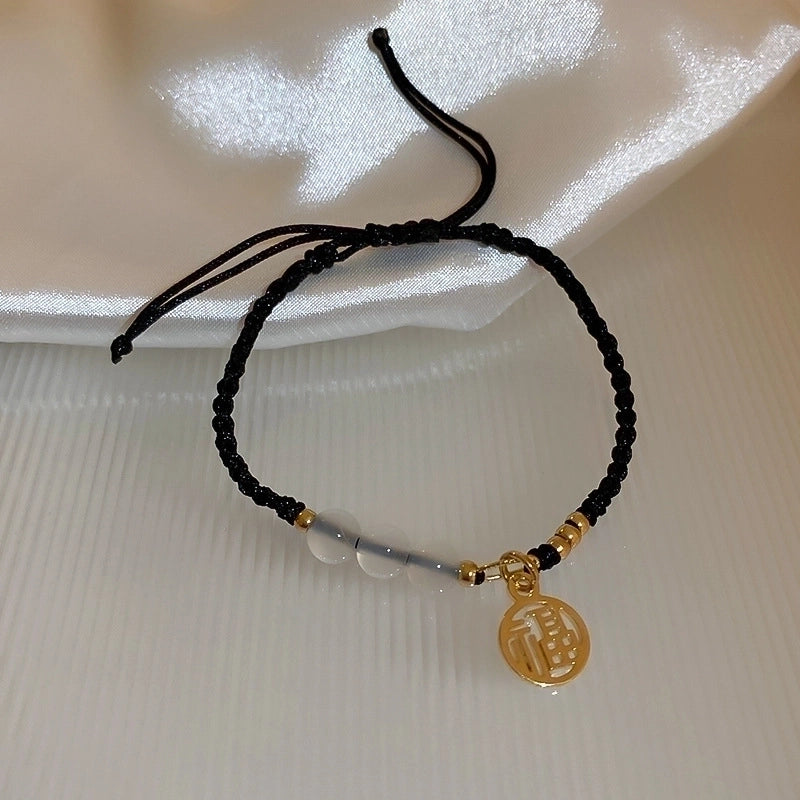 Elegant Lady Flower Copper Inlay Zircon Bracelets