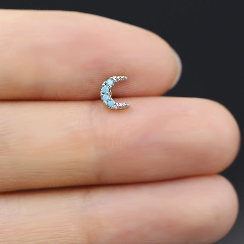 1 Piece Casual Classic Style Heart Shape Butterfly Bow Knot 316 Stainless Steel Copper Resin Rhinestones Glass White Gold Plated Stainless Steel Earrings