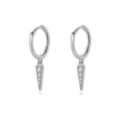 1 Pair Streetwear Devil\'s Eye Heart Shape Butterfly Plating Inlay Copper Zircon Drop Earrings