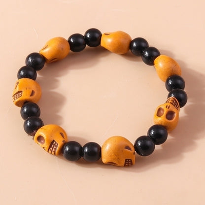 Funny Skull Beaded Bracelets