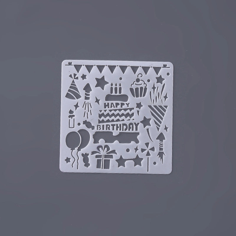 Painting Diy Square Graffiti Template Decorative Border Ruler