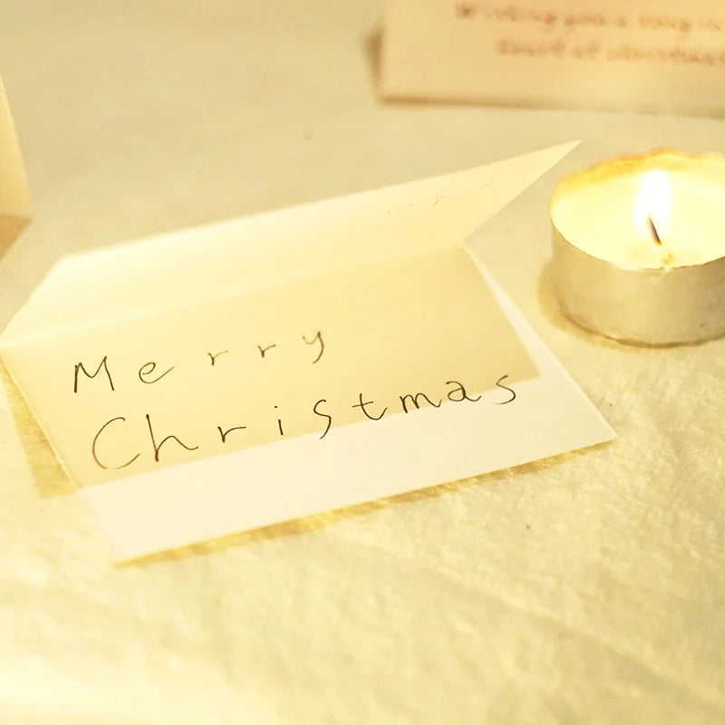 Christmas Minimalist Classic Style Letter Party Festival Card