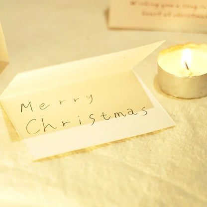 Christmas Minimalist Classic Style Letter Party Festival Card