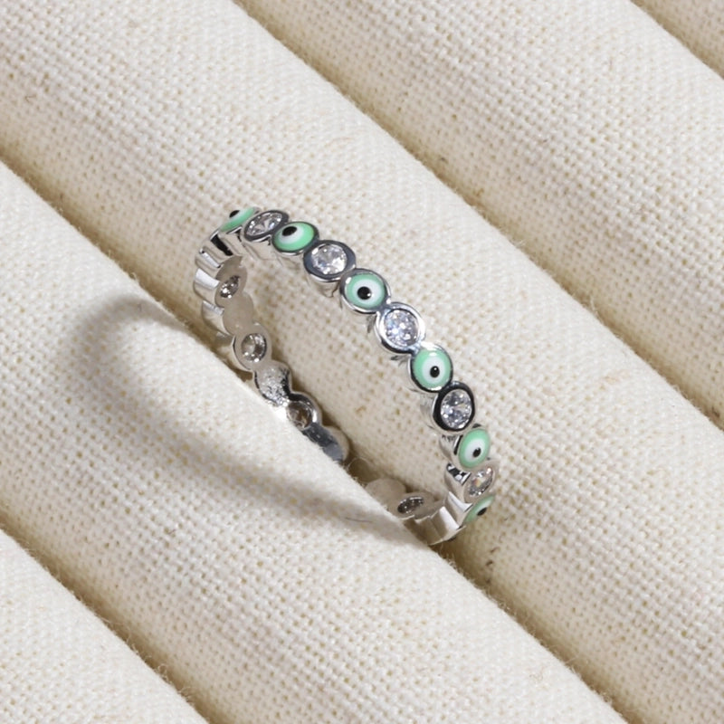 Copper Devil's Eye Rings