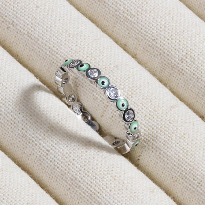 Copper Devil's Eye Rings