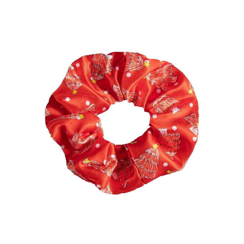 Christmas Minimalist Women's Christmas Hat Christmas Tree Flakes Hair Tie