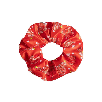 Christmas Minimalist Women's Christmas Hat Christmas Tree Flakes Hair Tie