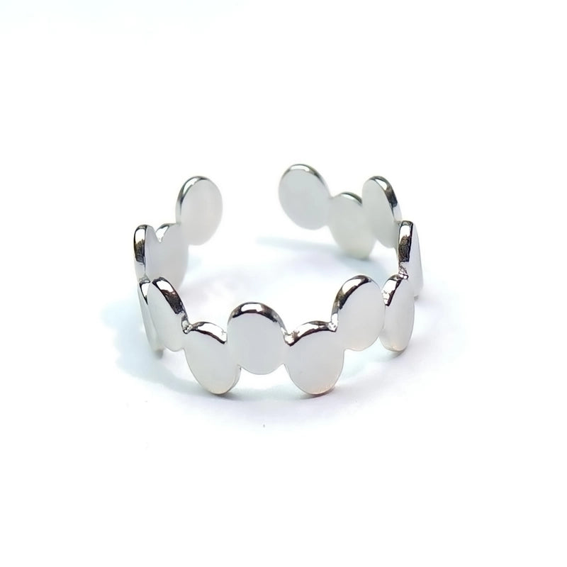 Minimalist Heart Shape Titanium Steel Open Rings