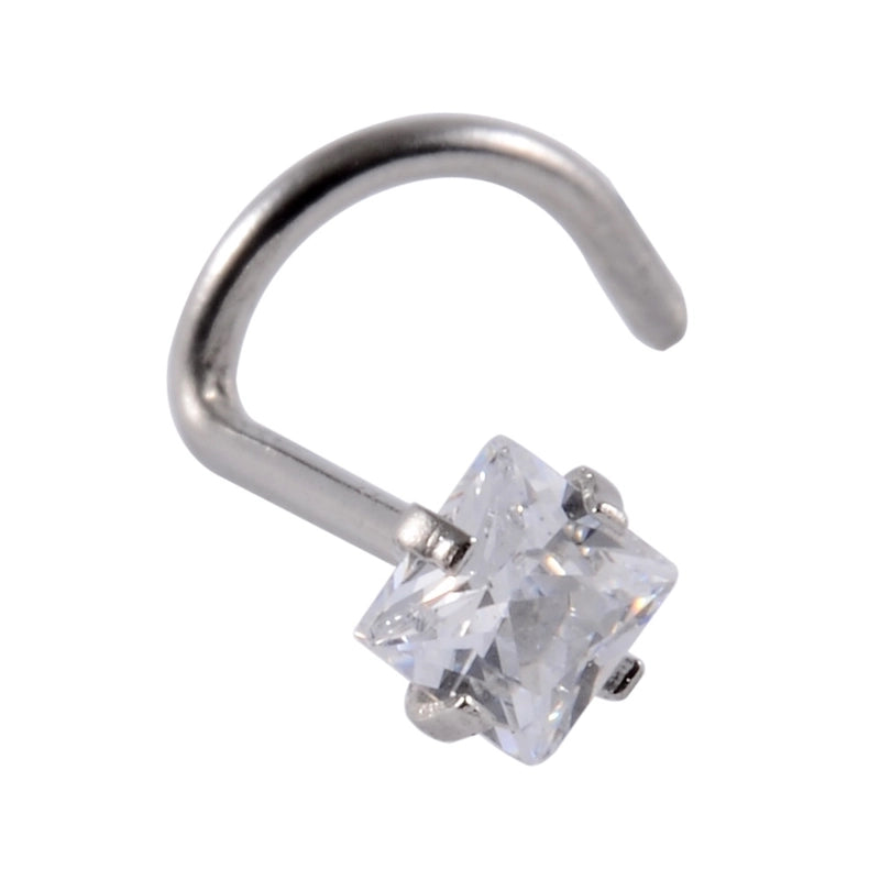 6 Pieces Nose Rings & Studs Casual Tropical Star 304 Stainless Steel Plating Zircon 18K Gold Plated Nose Rings & Studs