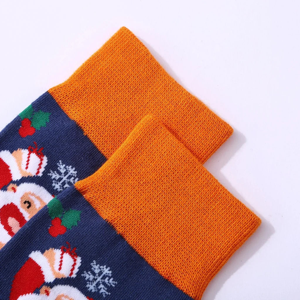 10 Pairs Haichin Christmas Mid-calf Socks For Men Trendy Brand Christmas Socks For Women Santa Claus Trendy Socks