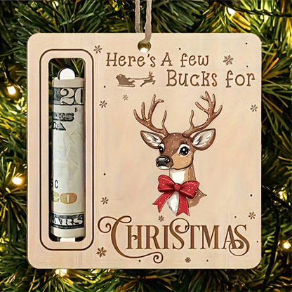 Christmas Cartoon Style Santa Claus Snowman Elk Wood Daily Festival Hanging Ornaments Decorations Hanging Ornaments