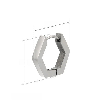 Fashion Geometric Plating Stainless Steel No Inlaid 18K Gold Plated Earrings