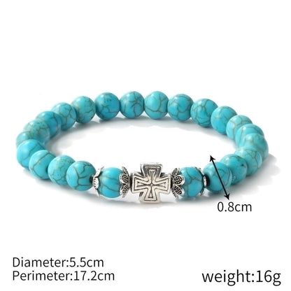 Fashion Starfish Butterfly Turquoise Beaded Women\'s Bracelets 1 Piece