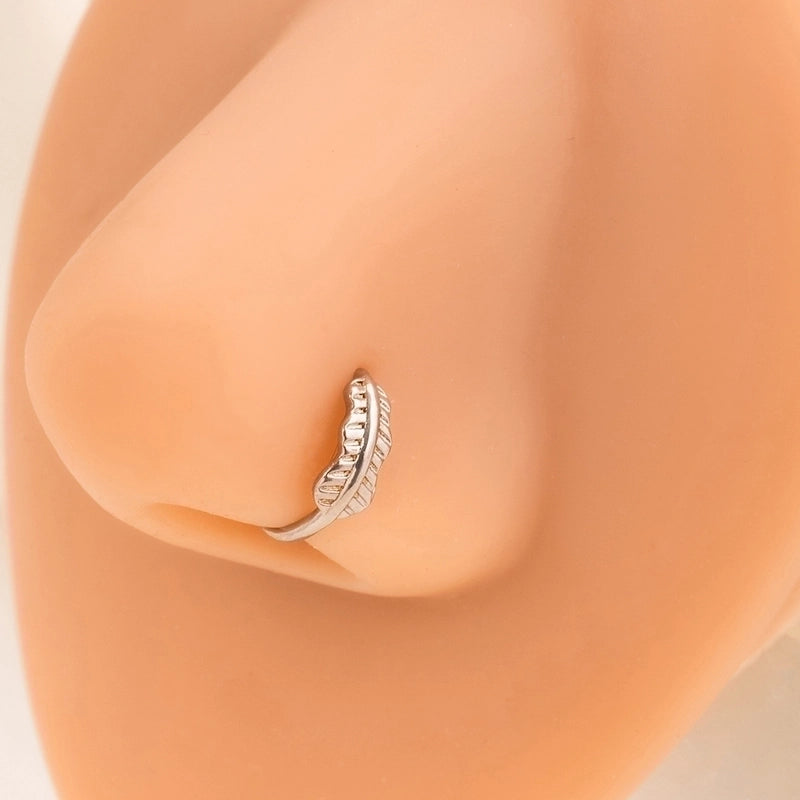 1 Piece Nose Rings & Studs Minimalist Geometric Alloy Inlay Rhinestones Nose Rings & Studs