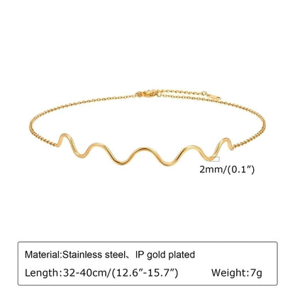 Minimalist Waves 201 Stainless Steel Choker